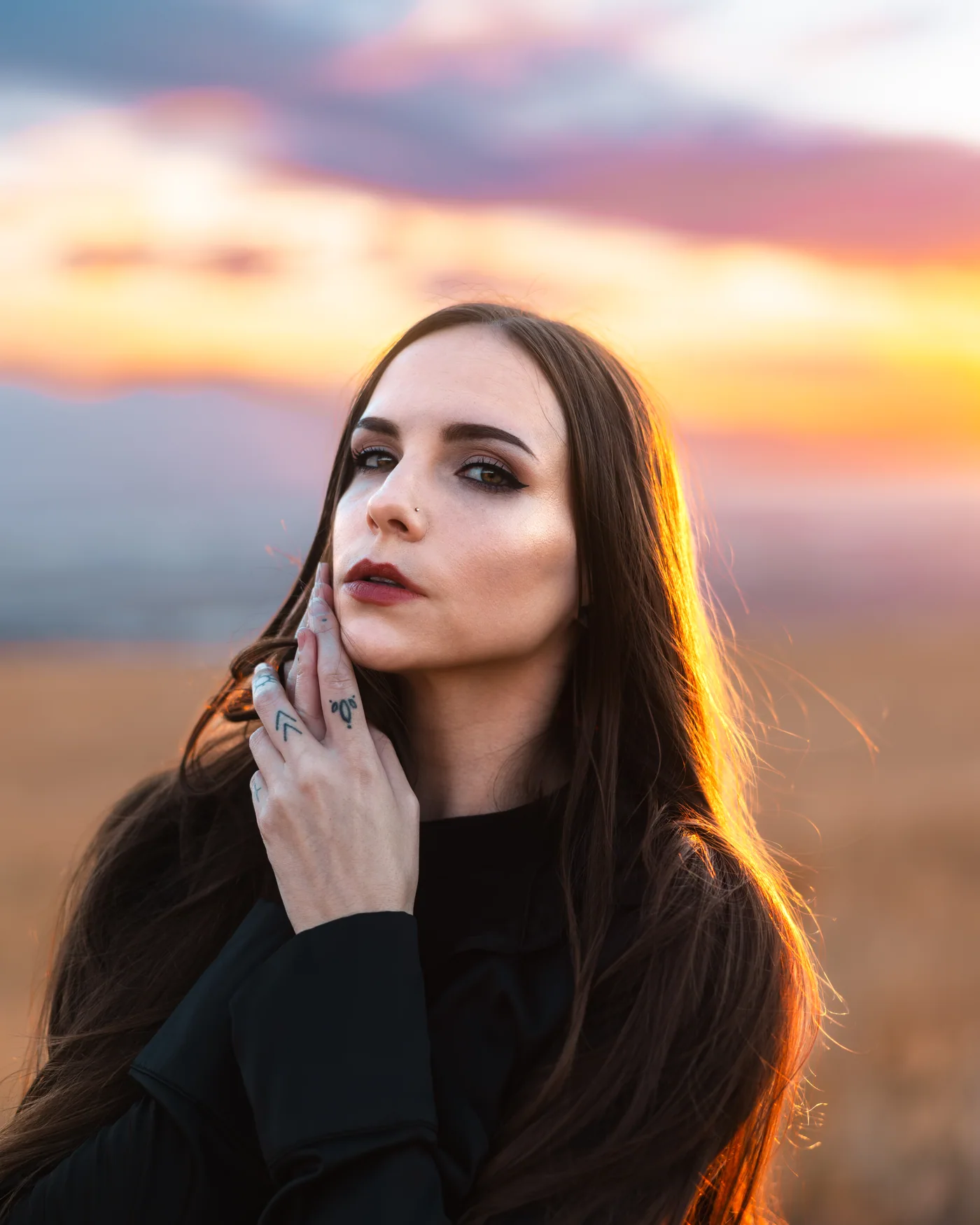 Caitlyn McEwen — sunset portrait